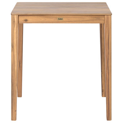 Wyld And Coco Gardencraft Acacia Bistro Table 70 X 70 Cm Light Brown Outdoor - image 1