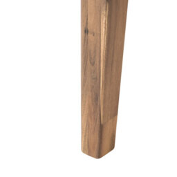 Wyld And Coco Gardencraft Acacia Bistro Table 70 X 70 Cm Light Brown Outdoor - thumbnail 6