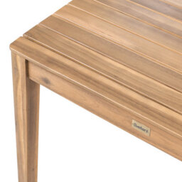Wyld And Coco Gardencraft Acacia Bistro Table 70 X 70 Cm Light Brown Outdoor - thumbnail 5
