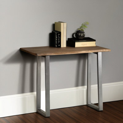 Console Table Grey Essential Live Edge - image 1