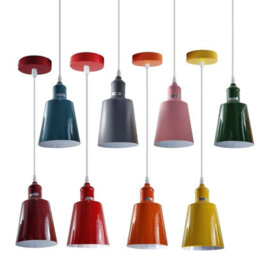 Ledsone Pendant Light Retro Style Metal Ceiling Hanging Lamp - thumbnail 6