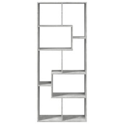 Walplus Room Divider Bookcase Concrete Grey 67X25X161.5 Cm Engineered Wood - thumbnail 5