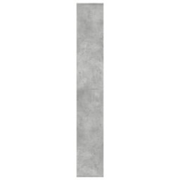 Walplus Room Divider Bookcase Concrete Grey 67X25X161.5 Cm Engineered Wood - thumbnail 6