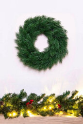 Christmas Tree World The 50Cm Vivente Fir Wreath - Green - thumbnail 6