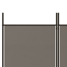 Berkfield 4-Panel Room Divider Anthracite 200X200 Cm Fabric - thumbnail 7