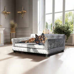 Bingopaw 96X70X40Cm Large Elevated Dog Sofa Raised Pet Dog Bed Couch Guardrail Slope Headrest - thumbnail 7