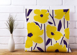 Warren Reed Designer Vintage Tropical Flowers Cushions 45Cm X 45Cm - thumbnail 2