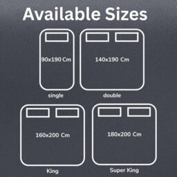 Fitted Bed Sheet 25Cm Deep Pocket Soft Polyester Microfiber, Breathable, Durable & Easy Care Bedding(Charcoal) - thumbnail 4