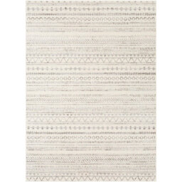 Livabliss Pisa-Geometric Grey Charcoal Off-White Living Dining Bedroom Rug 200 X 275 Cm Easy Care, Non Shedding - thumbnail 1