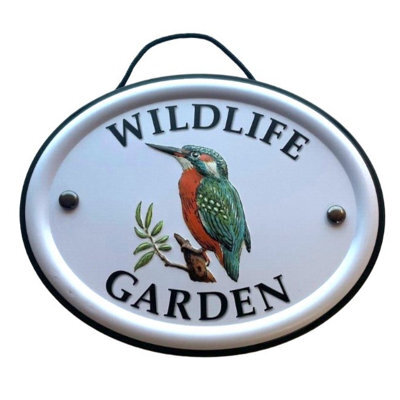 Mulberry Studios Decorative Bird Garden Sign - Wildlife Garden