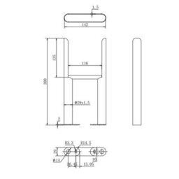 Plum&clay Braxton Pair Of White Quadruple Column Radiator Feet - thumbnail 2