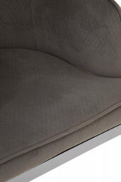 Orsina  Versatile Grey Velvet Dining Chair With Silver Finish Legs, Durable Dining Chair, Sleek Dining Chair - thumbnail 9