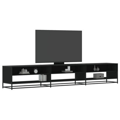 Berkfield Tv Cabinet Black 270X40X46 Cm Engineered Wood - image 1