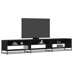 Berkfield Tv Cabinet Black 270X40X46 Cm Engineered Wood - thumbnail 1