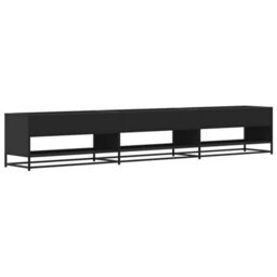 Berkfield Tv Cabinet Black 270X40X46 Cm Engineered Wood - thumbnail 6