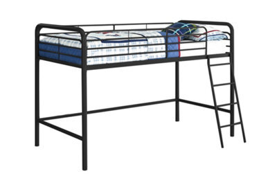 Dorel Dorle Home Midsleeper Bunk Bed Black, Single - image 1