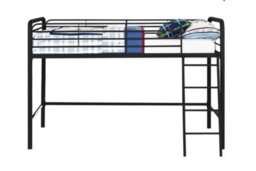 Dorel Dorle Home Midsleeper Bunk Bed Black, Single - thumbnail 2