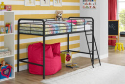 Dorel Dorle Home Midsleeper Bunk Bed Black, Single - thumbnail 7