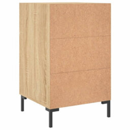 Berkfield Bedside Cabinet Sonoma Oak 40X40X66 Cm Engineered Wood - thumbnail 8