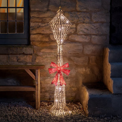 Marco Paul 1.2M Christmas Led Gold Lamp Post Decoration - image 1
