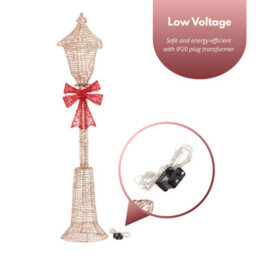 Marco Paul 1.2M Christmas Led Gold Lamp Post Decoration - thumbnail 8