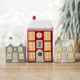Something Different Set Of 3 Light Up Led Christmas Houses - thumbnail 4