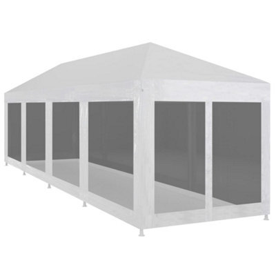 Walplus Party Tent Garden Gazebo Canopy With 10 Mesh Sidewalls 12X3 M - image 1