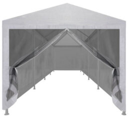 Walplus Party Tent Garden Gazebo Canopy With 10 Mesh Sidewalls 12X3 M - thumbnail 3