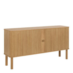 Wyld Haus Copenhagen Natural Oak Sideboard With 2 Tambour Doors - thumbnail 2