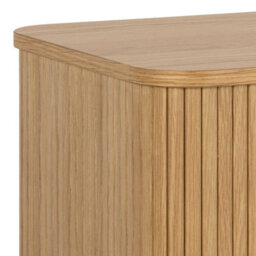 Wyld Haus Copenhagen Natural Oak Sideboard With 2 Tambour Doors - thumbnail 6