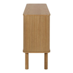 Wyld Haus Copenhagen Natural Oak Sideboard With 2 Tambour Doors - thumbnail 4