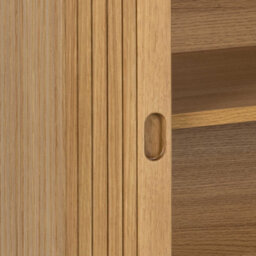 Wyld Haus Copenhagen Natural Oak Sideboard With 2 Tambour Doors - thumbnail 8