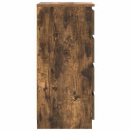 Berkfield Sideboard With Drawers Smoked Oak 37.5X35X99 Cm Engineered Wood - thumbnail 7