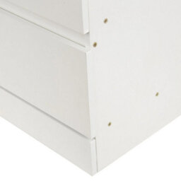 5 Drawer Modern Chest Of Drawers Bedroom Storage Cabinet Tall Dresser White - thumbnail 3