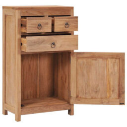 Vidaxl Sideboard 50X30X90 Cm Solid Teak Wood - thumbnail 2