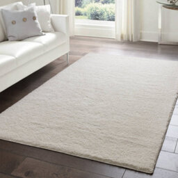 The Rug Edit Super Snug Washable Ivory Area Rug - 160X230Cm - thumbnail 1