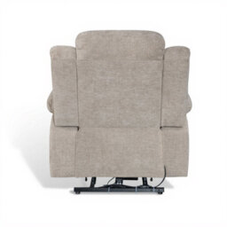 Chenille Beige Ontario Electric Riser Recliner - thumbnail 7