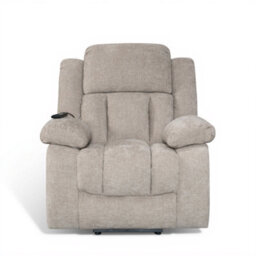 Chenille Beige Ontario Electric Riser Recliner - thumbnail 5