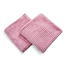 Deconovo Set Of 2 Square Throw Pillow Casess 50Cm X 50Cm, 20X20 Inches Grid Cushion Covers For Sofa Chairs(Baby Pink, 2 Pieces) - thumbnail 2