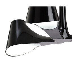 Luminosa Lighting Luminosa Ora Telescopic Convertible To Semi Flush 3 Light E27, Gloss Black/polished Chrome - thumbnail 7