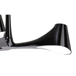 Luminosa Lighting Luminosa Ora Telescopic Convertible To Semi Flush 3 Light E27, Gloss Black/polished Chrome - thumbnail 8