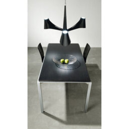 Luminosa Lighting Luminosa Ora Telescopic Convertible To Semi Flush 3 Light E27, Gloss Black/polished Chrome - thumbnail 3