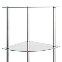 Vidaxl 6-Tier Shelf Transparent 30X30X160 Cm Tempered Glass - thumbnail 5