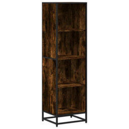 Walplus Book Cabinet Smoked Oak 40X35X139 Cm Engineered Wood - thumbnail 2