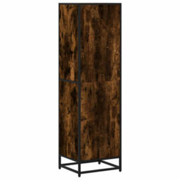 Walplus Book Cabinet Smoked Oak 40X35X139 Cm Engineered Wood - thumbnail 6