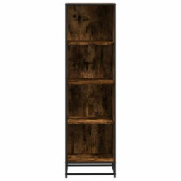 Walplus Book Cabinet Smoked Oak 40X35X139 Cm Engineered Wood - thumbnail 4