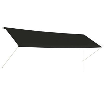 Vidaxl Retractable Awning 400X150 Cm Anthracite - image 1