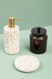 Orsina Gozo Concrete Terrazzo Soap Dish - thumbnail 2