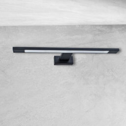 Milagro Shine Black Led 7W Wall Lamp Stylish Matt Black Light With Ip44 Rating Perfect For Mounting Above A Bathroom Mirror - thumbnail 5