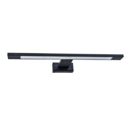 Milagro Shine Black Led 7W Wall Lamp Stylish Matt Black Light With Ip44 Rating Perfect For Mounting Above A Bathroom Mirror - thumbnail 2